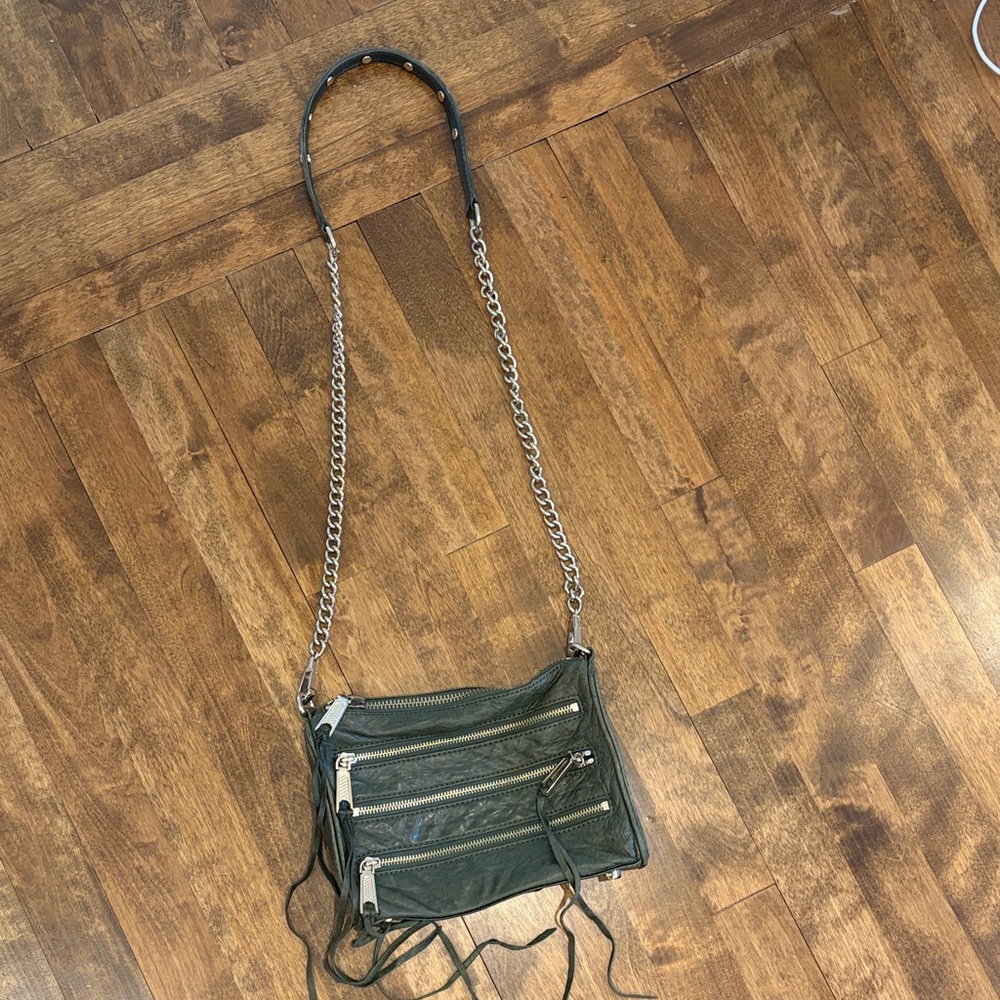 Rebecca Minkoff Crossbody Bag with Chain Strap - Picture 1 of 3
